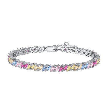 [CharmAmor]Ornate Sparkling Multi Cut Party Bracelet