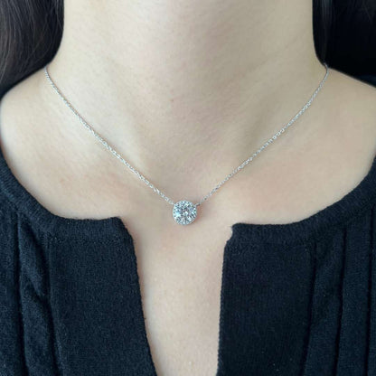 [CharmAmor]Luxurious Round Cut Necklace