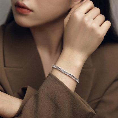 [CharmAmor]Exquisite Emerald Cut Daily Bracelet