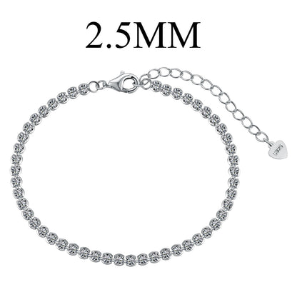 [CharmAmor]Dazzling Sparkling Round Cut Daily Bracelet
