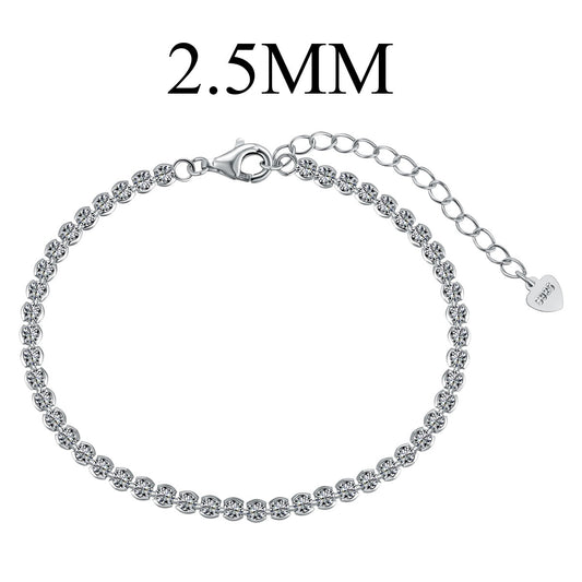 [CharmAmor]Dazzling Sparkling Round Cut Daily Bracelet