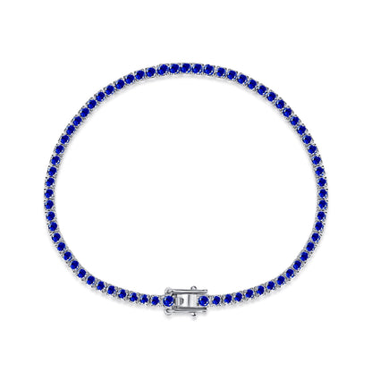 [CharmAmor]Dazzling Colorful Round Cut Daily Bracelet