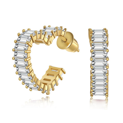 [CharmAmor]Radiant Heart Cutout Earrings