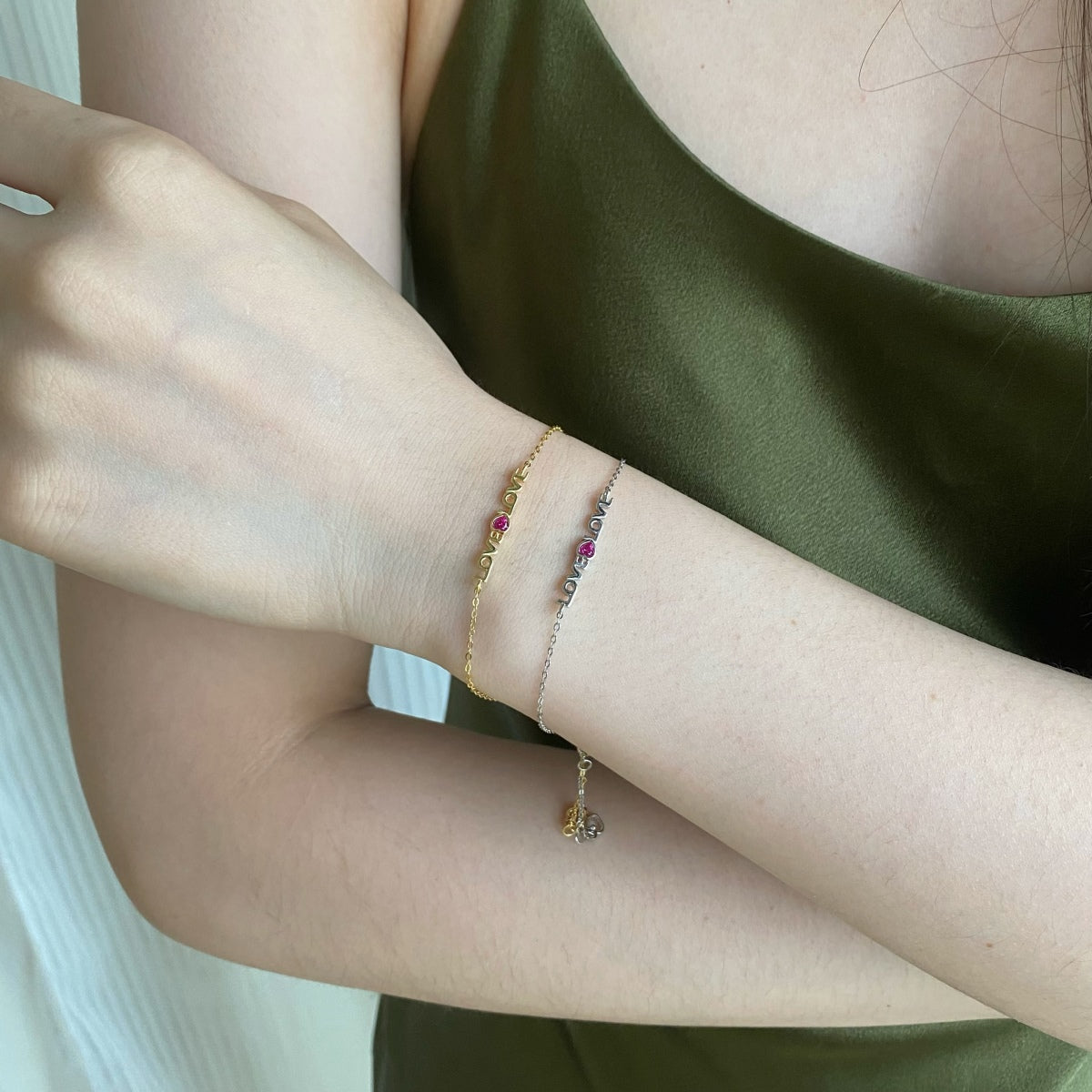 [CharmAmor]Romantic Heart Shape Lover Bracelet