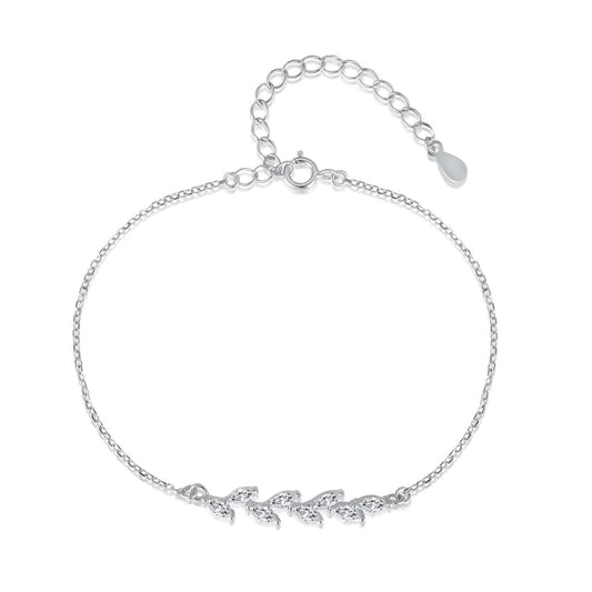 [CharmAmor]Elegant Wheat Leaves Shape Bracelet