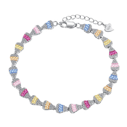 [CharmAmor]Radiant Water Drop Shape Daily Bracelet