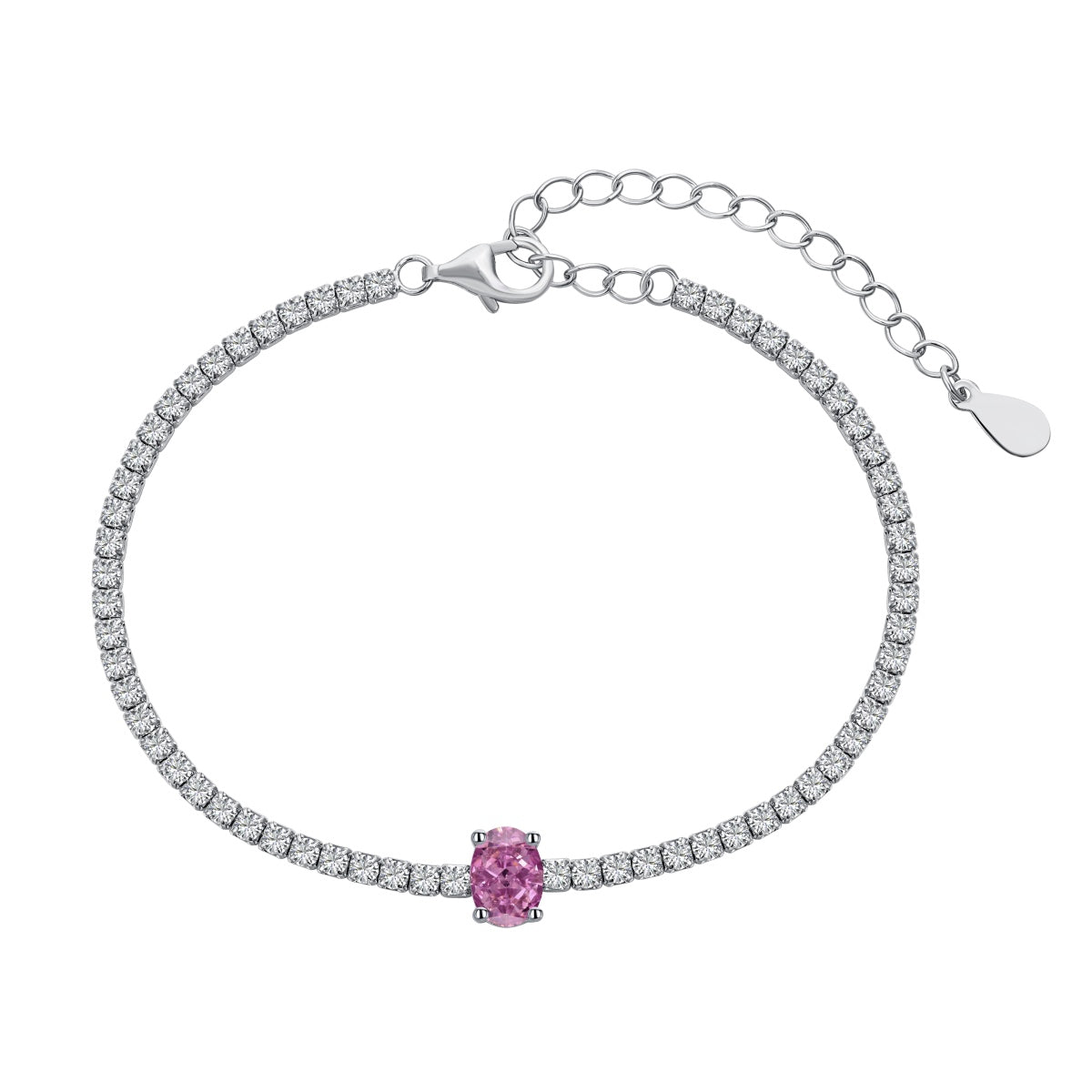 [CharmAmor]0.75 Carat Exquisite Oval Cut Daily Bracelet