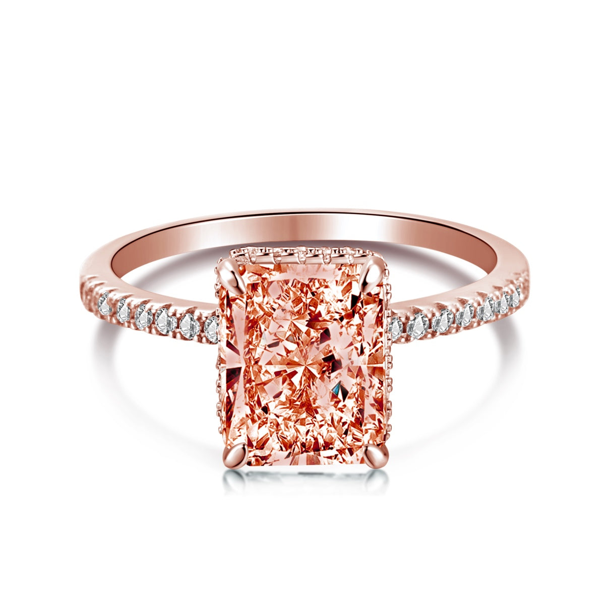 [CharmAmor]4.0 Carat Luxurious Engagement Ring