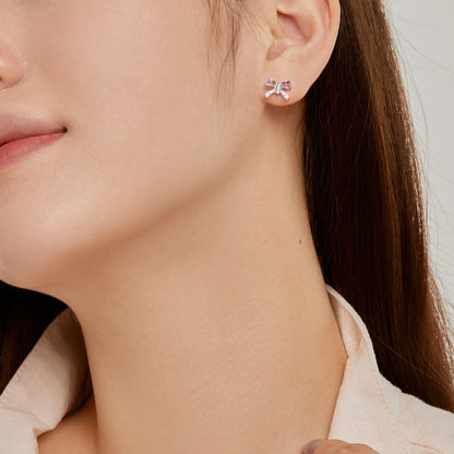 [CharmAmor]Ornate Butterfly Shape Daily Earrings