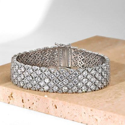 [CharmAmor]Ornate Elegant Round Cut Party Bracelet