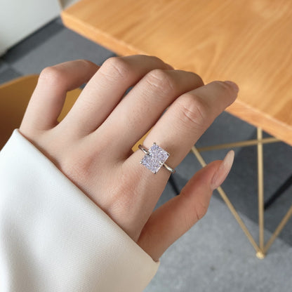 [CharmAmor]4.0 Carat Ornate Enchanting Radiand Cut Banquet Ring