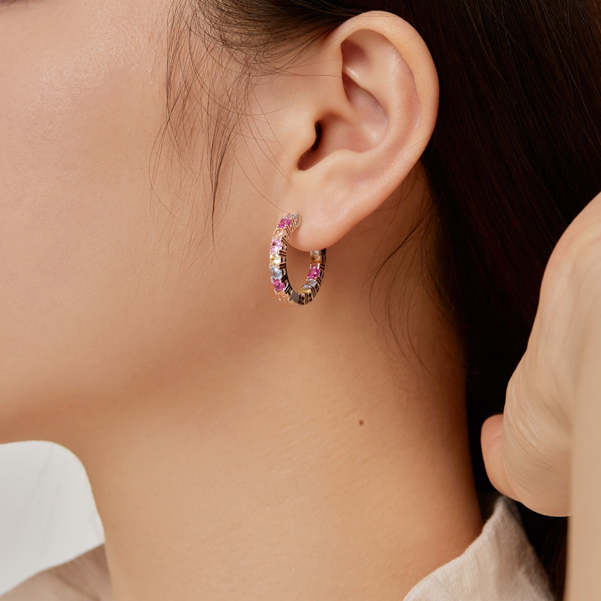 [CharmAmor]Unique Round Cut Daily Earrings