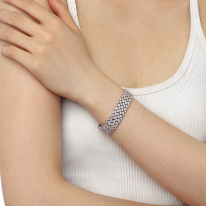 [CharmAmor]Ornate Elegant Round Cut Party Bracelet