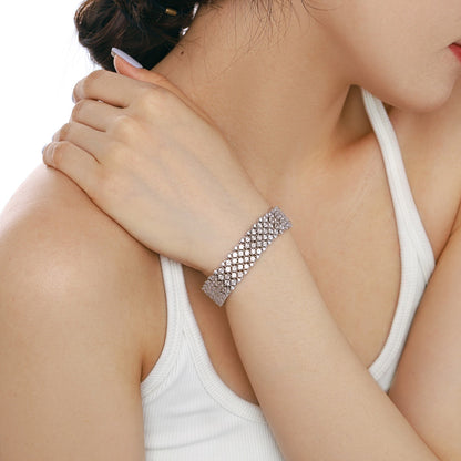 [CharmAmor]Ornate Elegant Round Cut Party Bracelet