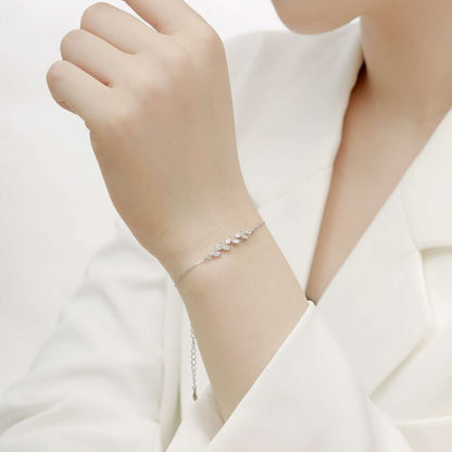 [CharmAmor]Elegant Wheat Leaves Shape Bracelet