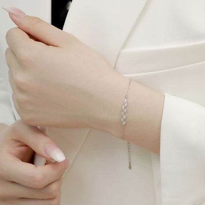 [CharmAmor]Elegant Wheat Leaves Shape Bracelet