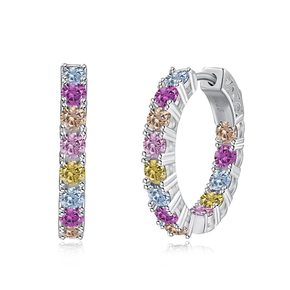[CharmAmor]Unique Round Cut Daily Earrings