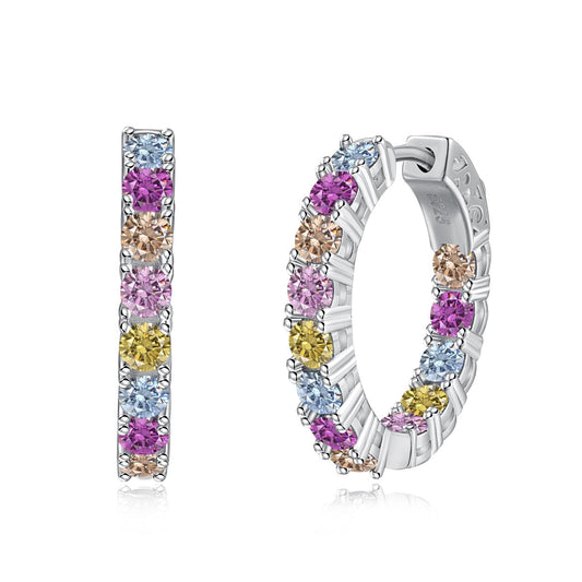 [CharmAmor]Unique Round Cut Daily Earrings