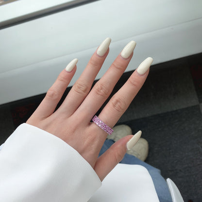 [CharmAmor]Sparkling Full Heart Ring