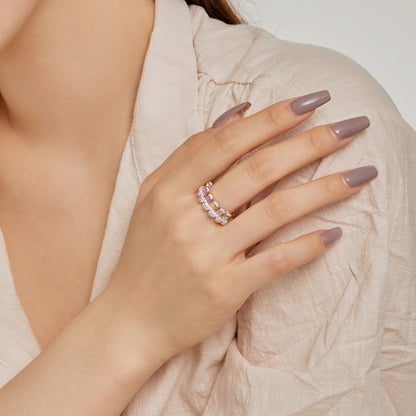 [CharmAmor]Gorgeous Radiant Cut Daily Ring