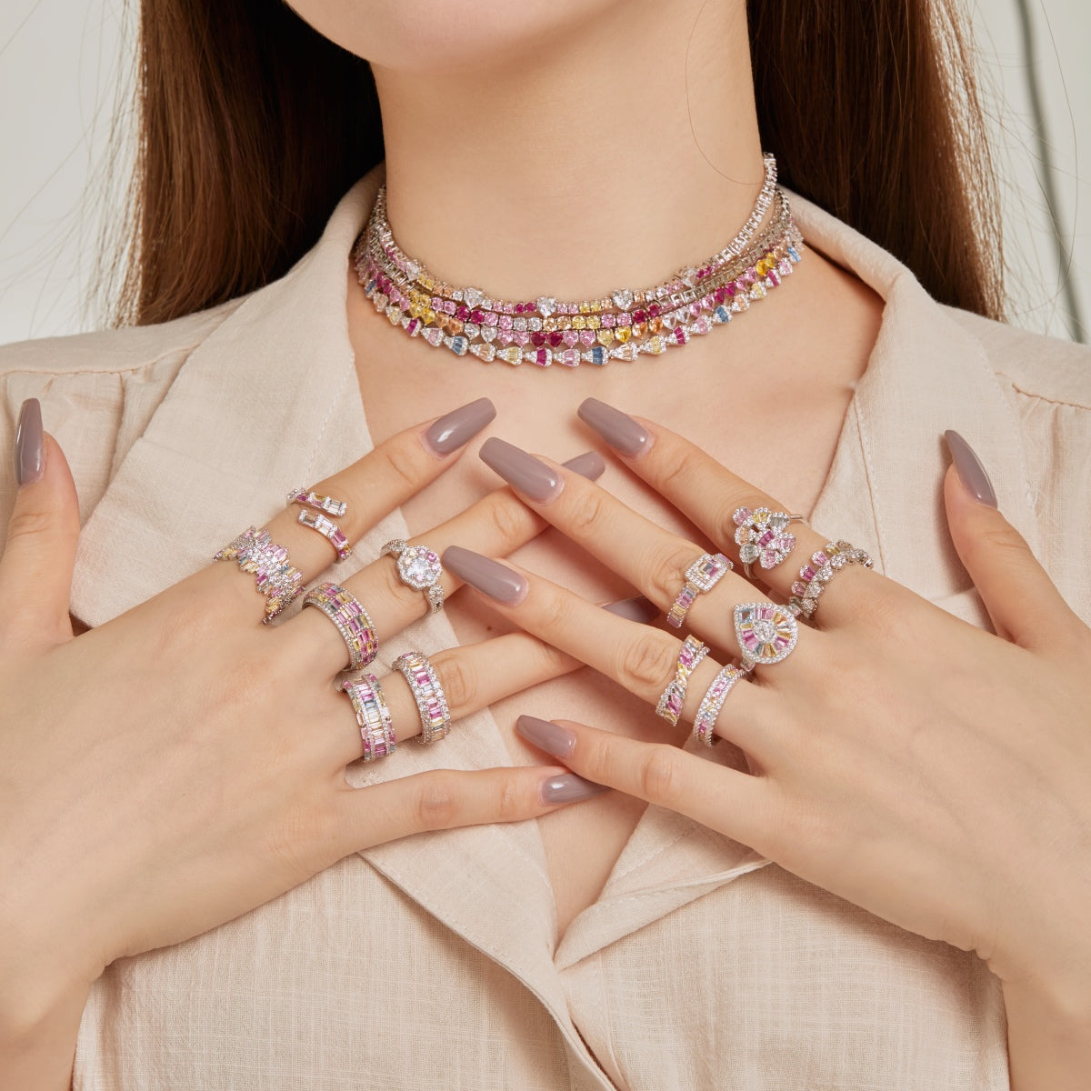 [CharmAmor]Gorgeous Radiant Cut Daily Ring