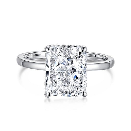 [CharmAmor]4.0 Carat Ornate Enchanting Radiand Cut Banquet Ring