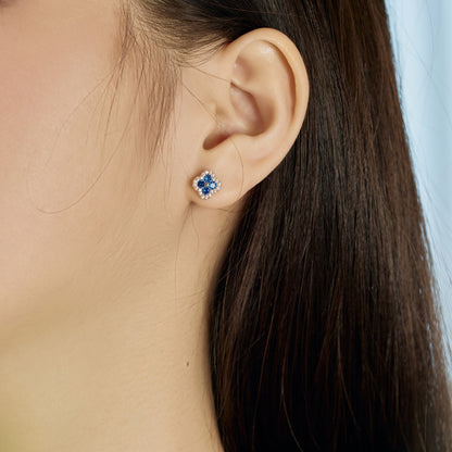 [CharmAmor]Four-Leaf Clover Flower Shaped Earrings