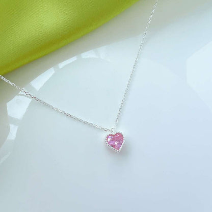 [CharmAmor]Ornate Heart Shape Necklace