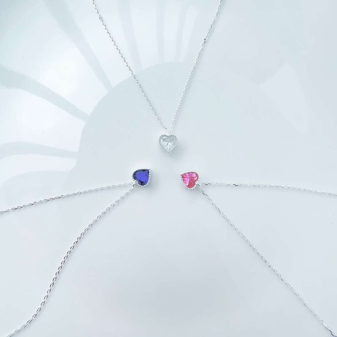 [CharmAmor]Ornate Heart Shape Necklace