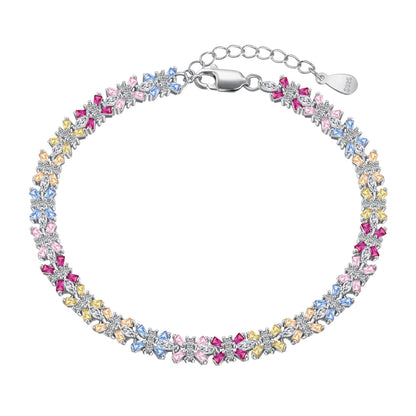 [CharmAmor]Radiant Colorful Emerald Cut Party Bracelet
