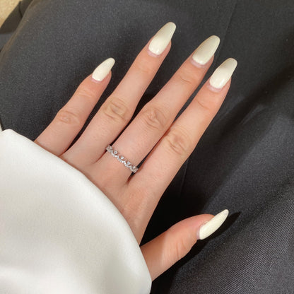 [CharmAmor]Elegant Resplendent Round Shape Party Ring