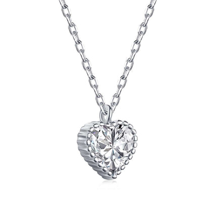 [CharmAmor]Ornate Heart Shape Necklace