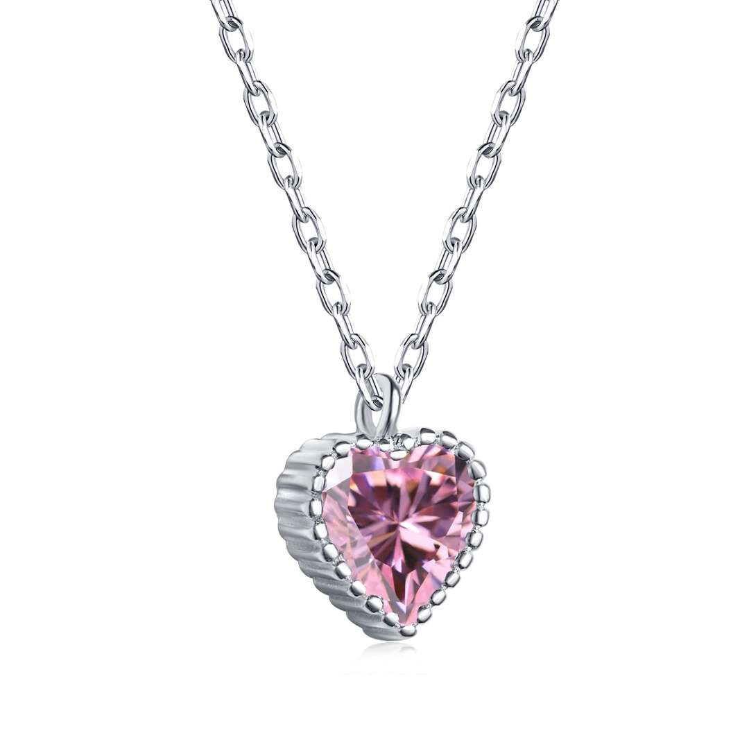 [CharmAmor]Ornate Heart Shape Necklace