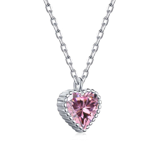 [CharmAmor]Ornate Heart Shape Necklace
