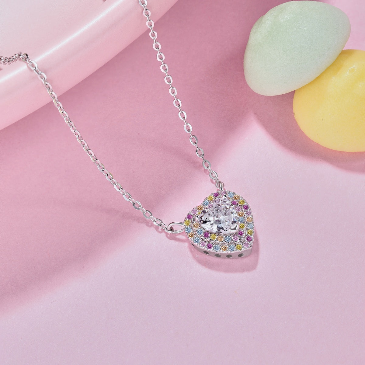 [CharmAmor]Exquisite Heart Shape Necklace