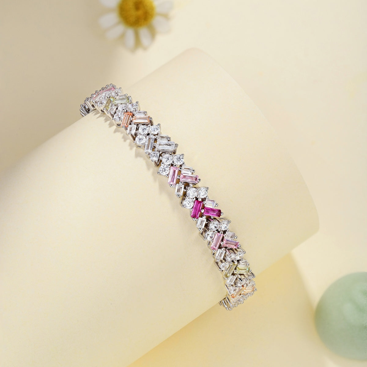 [CharmAmor]Dazzling Unique Multi Shape Daily Bracelet