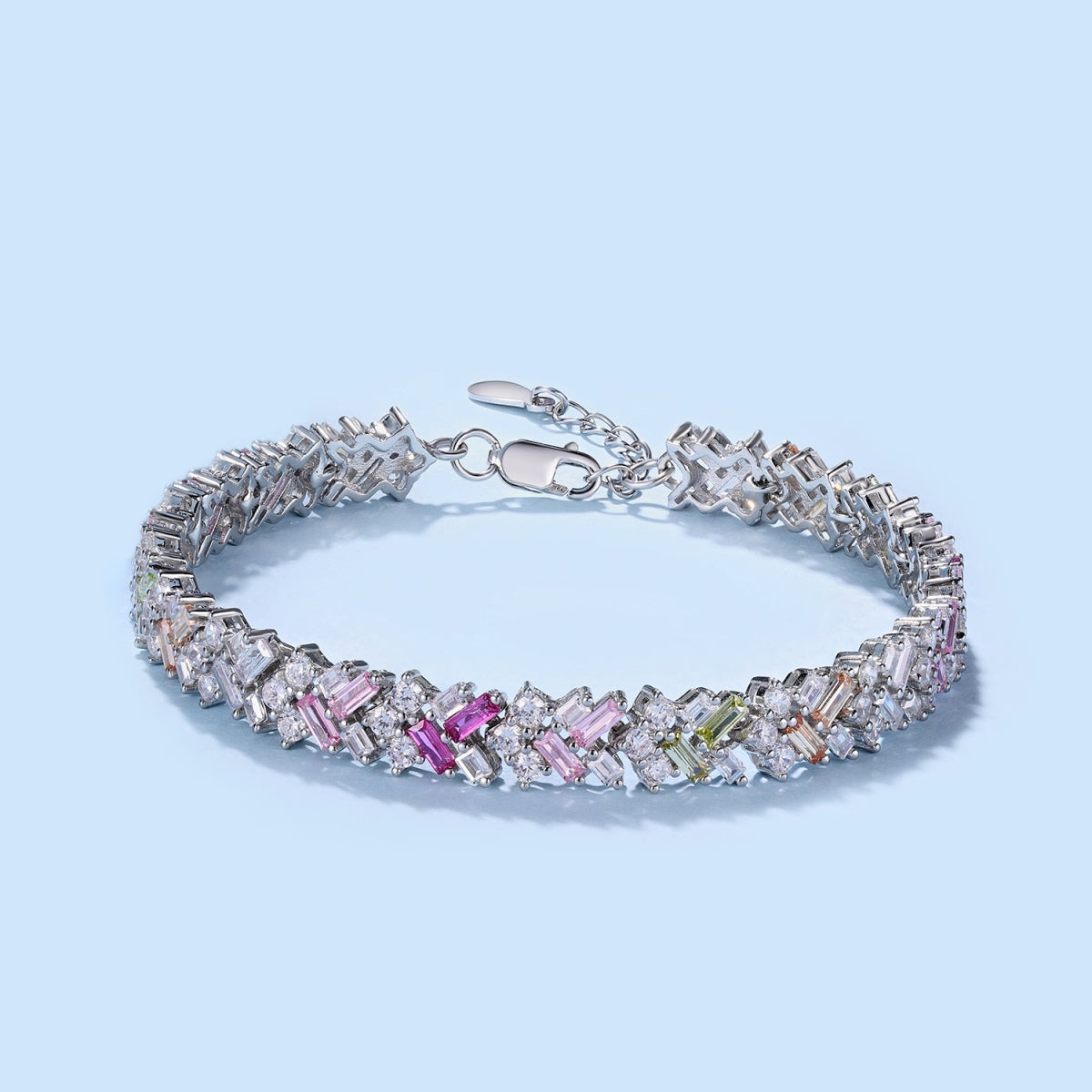 [CharmAmor]Dazzling Unique Multi Shape Daily Bracelet