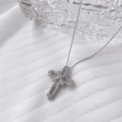 [CharmAmor]Gypsophila With Dimonds Necklace