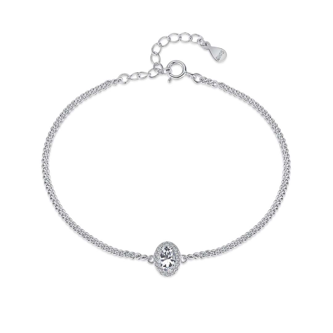 [CharmAmor]Exquisite Oval Shape Bracelet