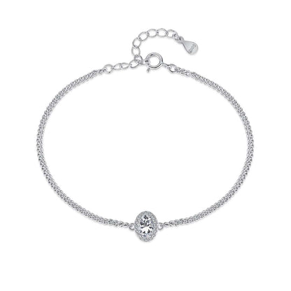 [CharmAmor]Exquisite Oval Shape Bracelet