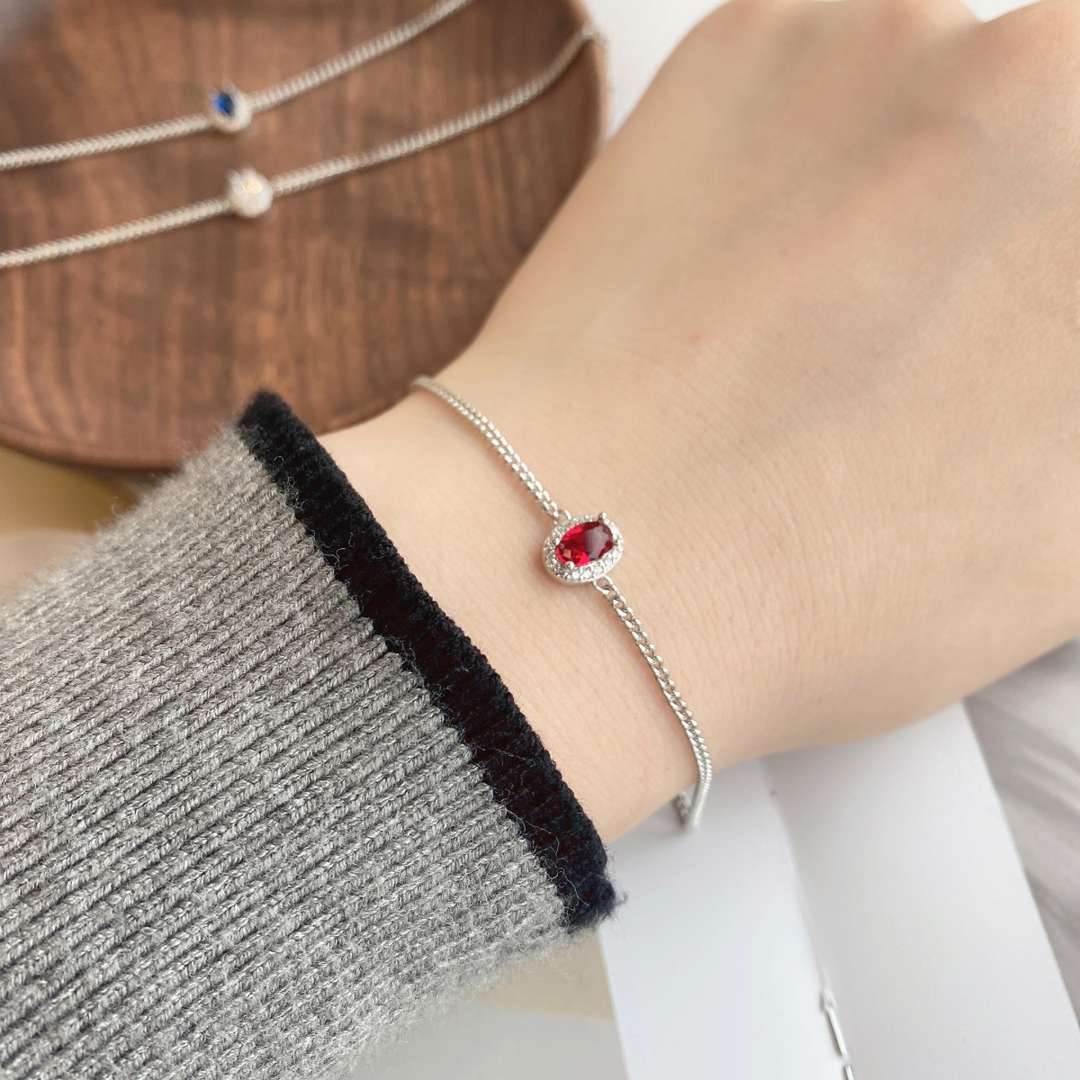 [CharmAmor]Exquisite Oval Shape Bracelet