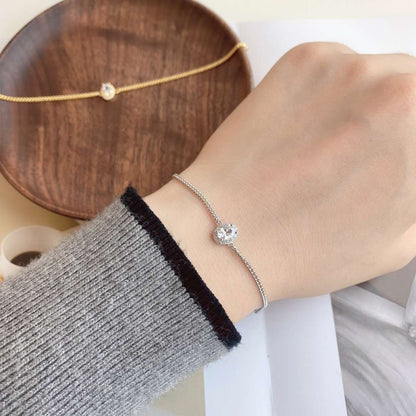 [CharmAmor]Exquisite Oval Shape Bracelet