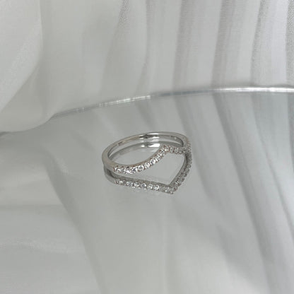 [CharmAmor]Elaborate Tennis Band Ring