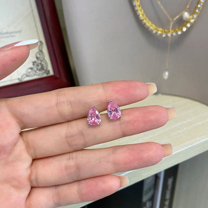 [CharmAmor]Ornate Water Drop Shape Earrings