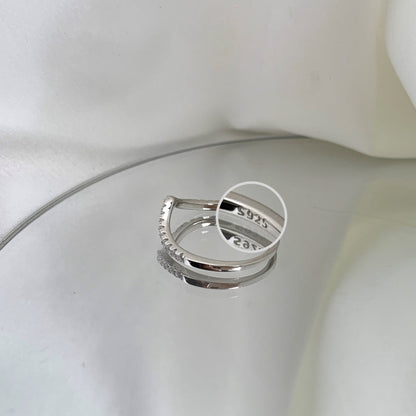 [CharmAmor]Elaborate Tennis Band Ring