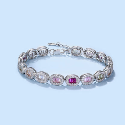 [CharmAmor]Exquisite Ornate Emerald Cut Daily Bracelet
