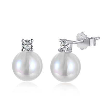 [CharmAmor]Symphony Mermaid Pearl Earrings