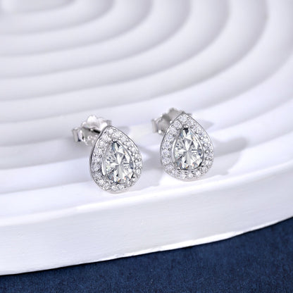 [CharmAmor]Luxurious Water Drop Shape Earrings