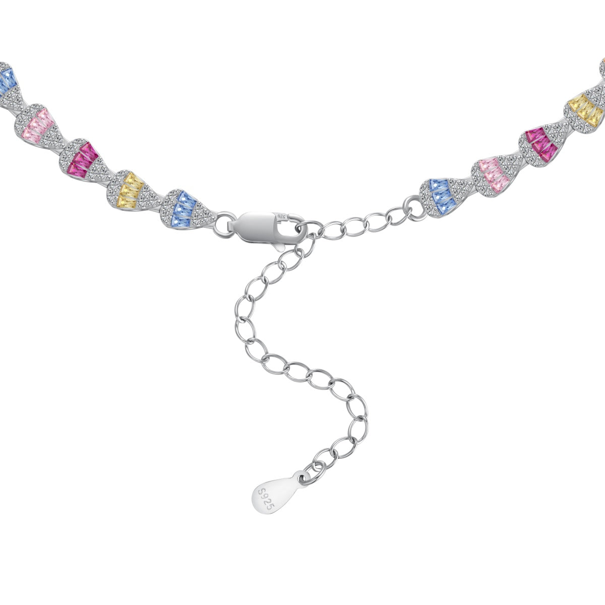 [CharmAmor]Radiant Colorful Rainbow Necklace