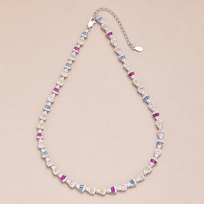 [CharmAmor]Radiant Colorful Rainbow Necklace